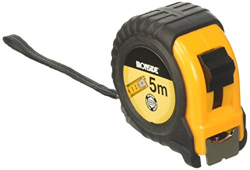 Ironside 150212 Rollbandmaß mit Stop 5 m 25mm Band gummiert von Ironside
