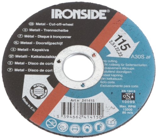 Ironside 241415 Trennscheibe 115x2,5mm Metall Bohrung 22mm von Ironside