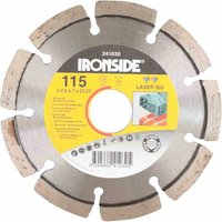 Ironside - Diamant-Trennscheibe Typ laser 500 115 mm, 2,2/6 mm Rand segmentiert von Ironside