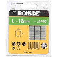 Ironside - Klammern 12mm Typ l Inhalt: 1440 Stück von Ironside