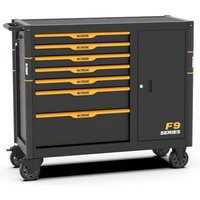 Werkstattwagen schwarz unbestückt mit 7 Schubladen + 1 Schrank Werkstattwagen schwarz unbestückt mit 7 Schubladen + 1 Schrank von Ironside