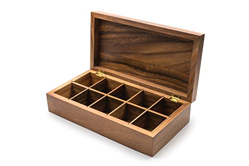 Ironwood Gourmet, Acacia Wood, 14.75-inch by 7.75-inch by 3.75-inch by 2-inch Tea Box by Ironwood Gourmet von Ironwood Gourmet