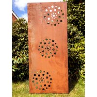 Edelrost Garten Sichtschutz Wand Rost Sichtschutzwand Metall 15062 cm Punkte von Irony24