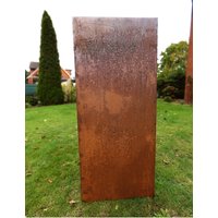 Edelrost Garten Sichtschutz Wand Rost Sichtschutzwand Metall 15062 cm Schlicht von Irony24