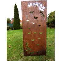 Edelrost Garten Sichtschutz Wand Rost Sichtschutzwand Metall 15062 cm Schmetterling von Irony24