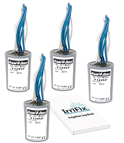 IrriFix Box-Set – RainBird FD101TURF FD Serie Felddecoder | 4er Set mit Bewässerungsheften | Signalleitung, Einzelventil für Zweidraht-Bewässerungssysteme IrriFix Box-Set – RainBird FD101TURF FD Serie Felddecoder | 4er Set mit Bewässerungsheften | Signalleitung, Einzelventil für Zweidraht-Bewässerungssysteme von IrriFix