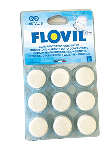 Flovil 9 tabletten vlokmiddel voor zwembaden von Flovil
