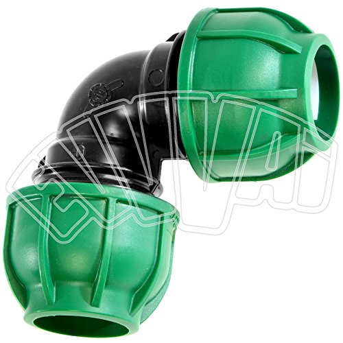 25 x 25 mm Winkel 90 Grad abgewinkelt A Kompression – Rohr PN Bewässerung Garten 25 x 25 mm Winkel 90 Grad abgewinkelt A Kompression – Rohr PN Bewässerung Garten von Irritec