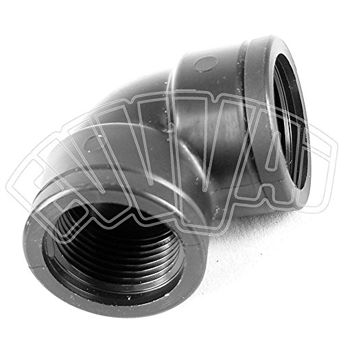 'F 3/4 Zoll x F 3/4 – Winkel 90 ° Gewinde – Kurve Verbindungsstück für Gartenschlauch von Irritec