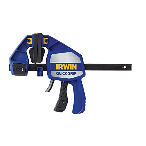 Irwin 10505942 XP Einhand-Zwinge 150 mm, extrem Haltekraft 250 kg, Spreizfunktion von IRWIN