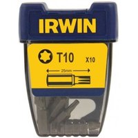 Torx-Schraubendreher-Bit 1/4' 25mm 10 Stk T10 - I-10504351 von Irwin