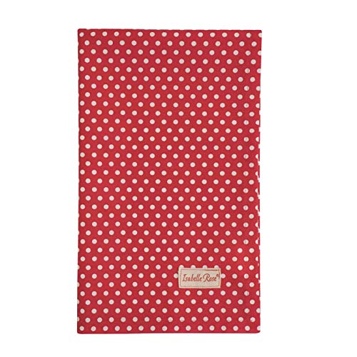 Isabelle Rose Tischläufer rot weiße Punkte 45x150cm Baumwolle von Isabelle Rose