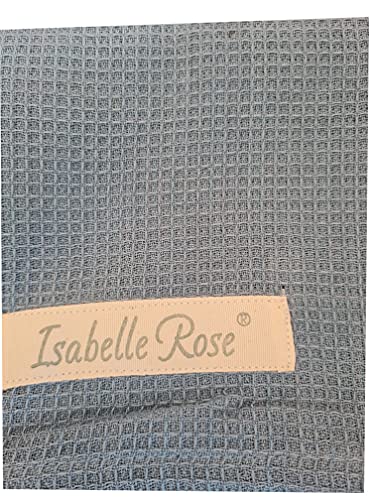 Isabelle Rose - Waffel Geschirrtuch - 50 x 70 cm, 100% Baumwolle - 8 Farben (Dusty Blue) von Isabelle Rose