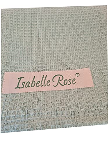 Isabelle Rose - Waffel Geschirrtuch - 50 x 70 cm, 100% Baumwolle - 8 Farben (Mint) von Isabelle Rose