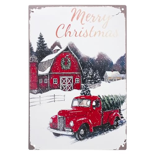 Schild Merry Christmas Advent Deko Shabby Weihnachten 30 x 20 cm Metall von Isabelle Rose