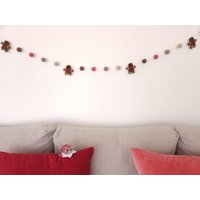 Weihnachtsgirlande Filz Filzgirlande Weihnachten Filzkugeln Weihnachtsdeko Lebkuchenmann Girlande Gingerbreadman Weihnachtsgirlande Filz Filzgirlande Weihnachten Filzkugeln Weihnachtsdeko Lebkuchenmann Girlande Gingerbreadman von IsamayaDesigns