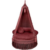 Makramee Erwachsene Schaukel | Schaukelbett| Indoor Outdoor Hängesessel Ottoman Terrasse Swinge Boho Stuhl von IsarInternational