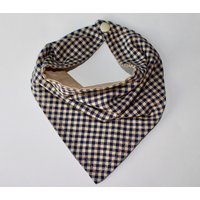 Blau Karierte Hund Bandana Blau Karierte Hund Bandana von IsewStore