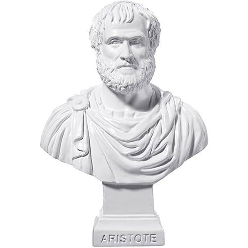 Isideco Deko Figur Büste griechischer Aristoteles nach 12,5cm weiß von Isideco