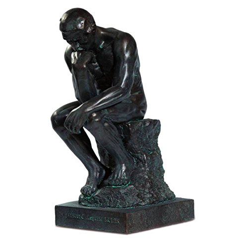 Isideco Der Denker 20cm Bronze-Patina nach Auguste Rodin von Isideco