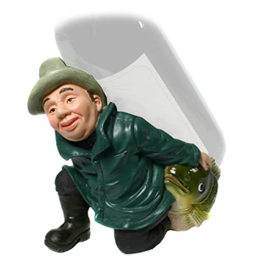 Isideco Funny Beruf - Figur Flaschenhalter Angler von Isideco