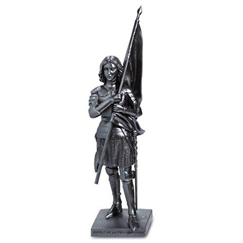 Isideco Jeanne d’Arc Steht in Rüstung mit Flagge - Johanna von Orleans Silber von Isideco