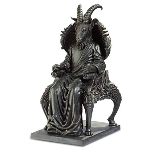 Isideco Satan sitzt auf Thron in Ziegenbock Gestalt von Isideco
