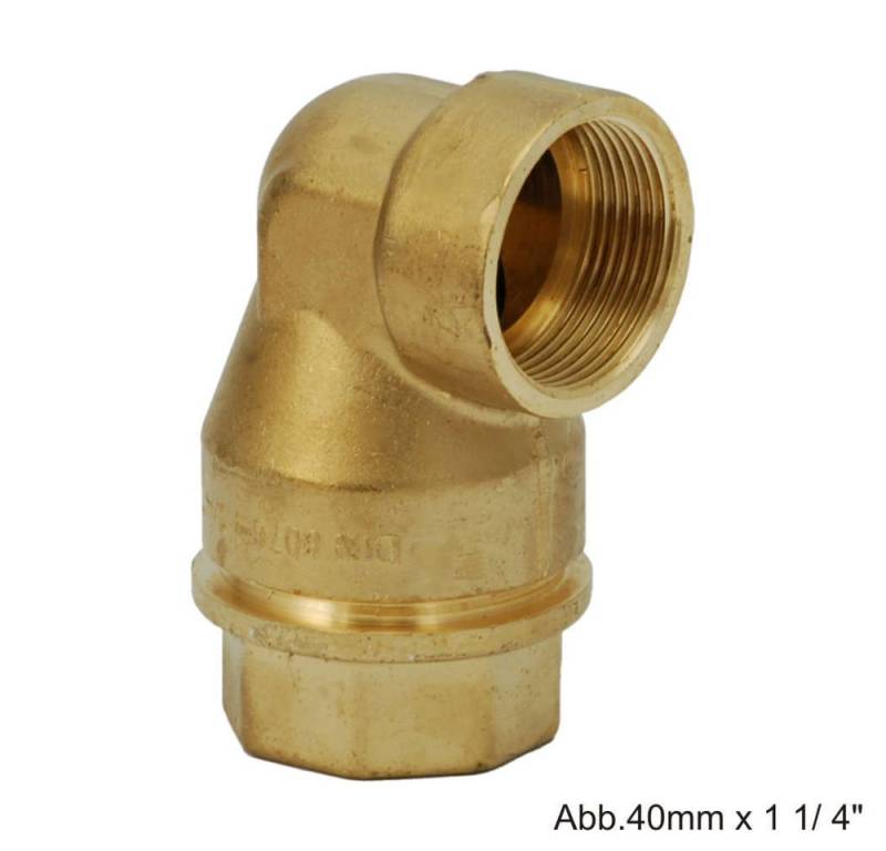 Isiflo Wasserrohr Isiflo Winkelanschlussverschraubung mit Innengewinde, 32 mm x DN 25 (1 von Isiflo