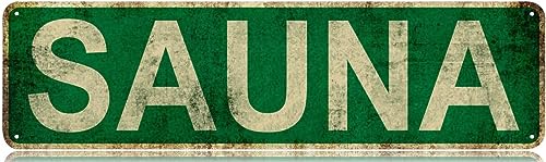 IskadO Sauna-Schild, Wandkunst, Dekoration für Zuhause, Bauernhaus, Bar, Café, Männerhöhle, 40 x 10 cm, Aluminium, mehrfarbig, rustikal IskadO Sauna-Schild, Wandkunst, Dekoration für Zuhause, Bauernhaus, Bar, Café, Männerhöhle, 40 x 10 cm, Aluminium, mehrfarbig, rustikal von IskadO