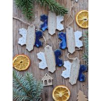 5Er Set Schneeflocken Ornamente Handgemachte Keramik Dekoration Für Weihnachten 5Er Set Schneeflocken Ornamente Handgemachte Keramik Dekoration Für Weihnachten von IslaClayCeramics