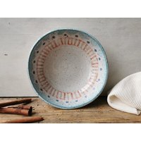 Keramik Suppenschüssel, Handgemachte Pasta Schüssel, Curry Spülmaschinenfest Langlebige Servierschale von IslaClayCeramics
