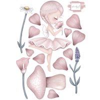 Wandaufkleber - Crysta Die Blütenfee. Isla Traumdrucke Wandaufkleber - Crysta Die Blütenfee. Isla Traumdrucke von IslaDream