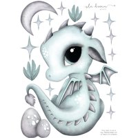 Wandaufkleber - Dex Der Drache Wandaufkleber - Dex Der Drache von IslaDream