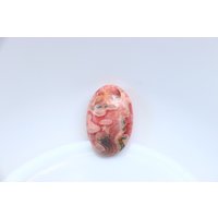 A + Rhodochrosit Handschmeichler Stein 14G, Natürlicher Unbehandelter Edelstein Taschenstein, Getrommelter Polierter Rosa Und Roter Kristall, Aus von IslamGemandMinerals