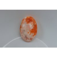 Rosa Scolecit Palmstein, Hochwertiger Rosa Natürlicher Sorgenstein, Trommelstein, Taschenstein von IslamGemandMinerals