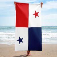 Panama Strandtuch - Badetücher Karibik Bedrucktes Superweiches Baumwolltuch Strandurlaub Geschenk Wasserabsorbierender von IslandFash