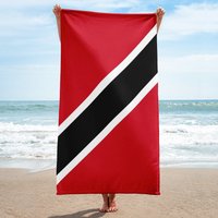 Trinidad & Tobago - Sommer Badetücher Bedrucktes Superweiches Baumwolltuch Strand Urlaub Geschenk von IslandFash