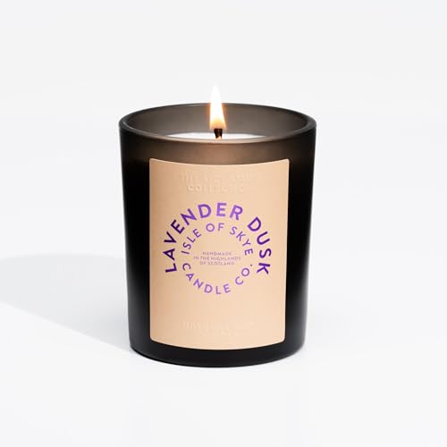 Isle of Skye Große Kerze in Glas. Lavendel. 45HR. Natural Soja Wachs. Hand Made. In Geschenkverpackung von Isle of Skye Candle Company