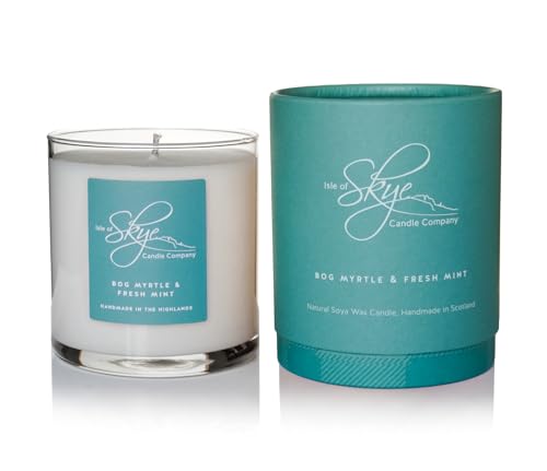 Isle of Skye Candle Company Bog Myrtle und frischer Minze Scottish-Kerze, weiß von Isle of Skye Candle Company