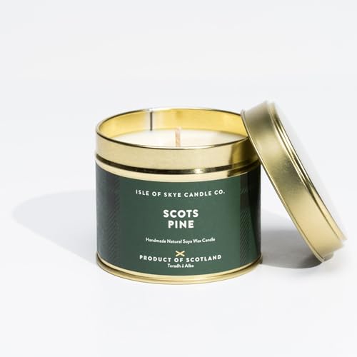 Isle of Skye Candle Company Scots Pine Reisebehälter | Natürliche Sojawachskerze | Handgefertigt in Schottland | Premium-Duftkerze | Kompakte leichte Verpackung | 45 Stunden Brenndauer Isle of Skye Candle Company Scots Pine Reisebehälter | Natürliche Sojawachskerze | Handgefertigt in Schottland | Premium-Duftkerze | Kompakte leichte Verpackung | 45 Stunden Brenndauer von Isle of Skye Candle Company