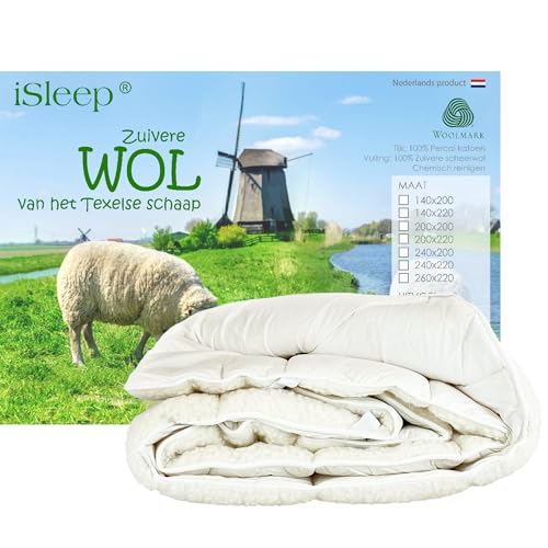 Isleep unterdecke Wolle (90x200 cm) von Isleep