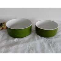 Auflaufform Von Thomas Scandic Flammfest - Keramik Grün Unbenutzt 70Er Jahre Vintage von IsoKos