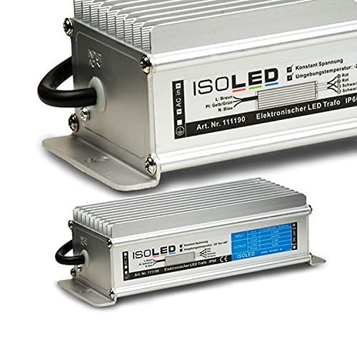 ISOLED ISOL Transformator 24V DC 60W IP65 0 alu vergossen ISOLED ISOL Transformator 24V DC 60W IP65 0 alu vergossen von IsoLED