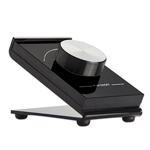 IsoLED Sys-One 1 Zone Tisch Dimmer mit Drehknopf, schwarz mit Batteriebetrieb von Isoled