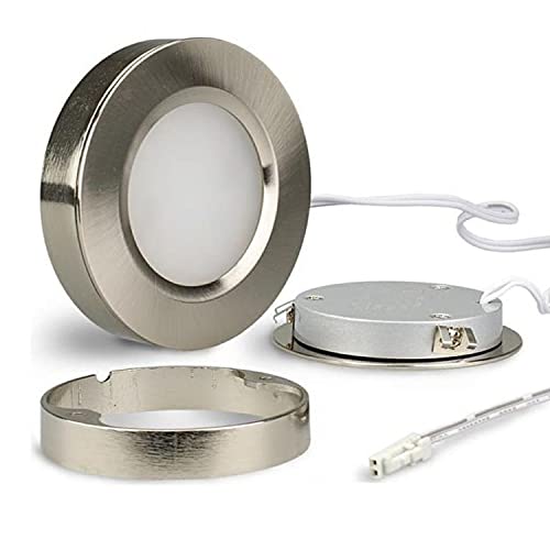 IsoLED Sys-Slim LED Ein- und Unterbauleuchte silber, 3W 12V/DC, warmweiss von Isoled