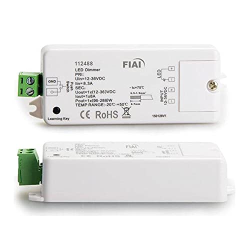 Sys-One Funk-und Push/Tast- Dimmer, 1-Kanal, 12-36V/DC Sys-One Funk-und Push/Tast- Dimmer, 1-Kanal, 12-36V/DC von IsoLED