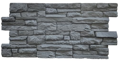 3D Wandpaneele in Klinkeroptik Anthrazit – PU Wand- & Fassadenverkleidung Ardesia Nero – 114,5×57,5 cm – Für Innen & Außen – Wärmedämmend & Schlagfest 3D Wandpaneele in Klinkeroptik Anthrazit – PU Wand- & Fassadenverkleidung Ardesia Nero – 114,5×57,5 cm – Für Innen & Außen – Wärmedämmend & Schlagfest von Isodeco