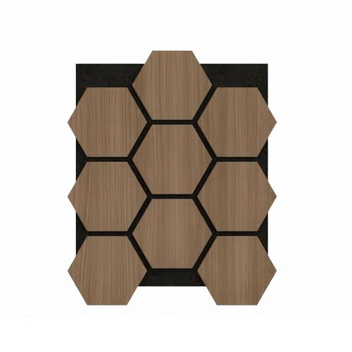 Akustikpaneele Hexagon aus Holz – 76×57 cm | Schalldämmende Wandpaneele für Büro, Kinderzimmer & Gaming | Einfache Montage & stilvolle Deko Akustikpaneele Hexagon aus Holz – 76×57 cm | Schalldämmende Wandpaneele für Büro, Kinderzimmer & Gaming | Einfache Montage & stilvolle Deko von Isodeco
