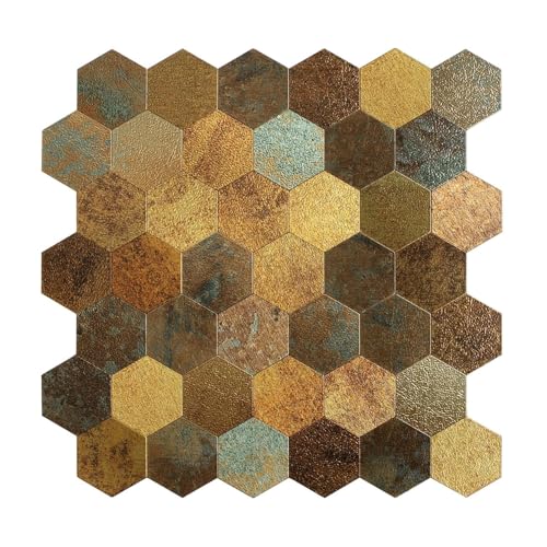 Selbstklebende Mosaikfliesen Wandverkleidung – Hexagon mit V-Fuge in Medium Beige – Modell MK24 | Selbstklebemosaik für Küche, Bad & Wohnzimmer Selbstklebende Mosaikfliesen Wandverkleidung – Hexagon mit V-Fuge in Medium Beige – Modell MK24 | Selbstklebemosaik für Küche, Bad & Wohnzimmer von Isodeco