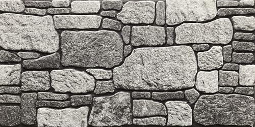 Wandverkleidung Steinoptik | 100 x 50 cm | 3D Effekt Wandpaneele Steinmauer Grau | EPS Styropor Verblender | Für Innenbereich | Schalldämmend & Wärmedämmend | BT003 Wandverkleidung Steinoptik | 100 x 50 cm | 3D Effekt Wandpaneele Steinmauer Grau | EPS Styropor Verblender | Für Innenbereich | Schalldämmend & Wärmedämmend | BT003 von Isodeco